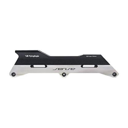 FlyingEagle SENSE T110 black frame, one-piece build, 250mm wheelbase for 3x110mm wheels, great for urban skating