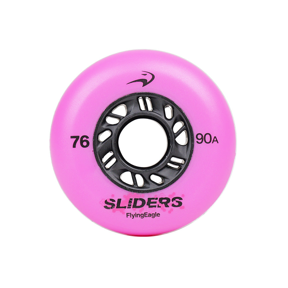FlyingEagle SLIDERS pink skate wheel 90A, 72/76/80mm, ideal balance of grip and slip for sliding moves