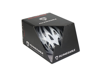 Packaged FlyingEagle RIDER JR frosted  helmet with original product box