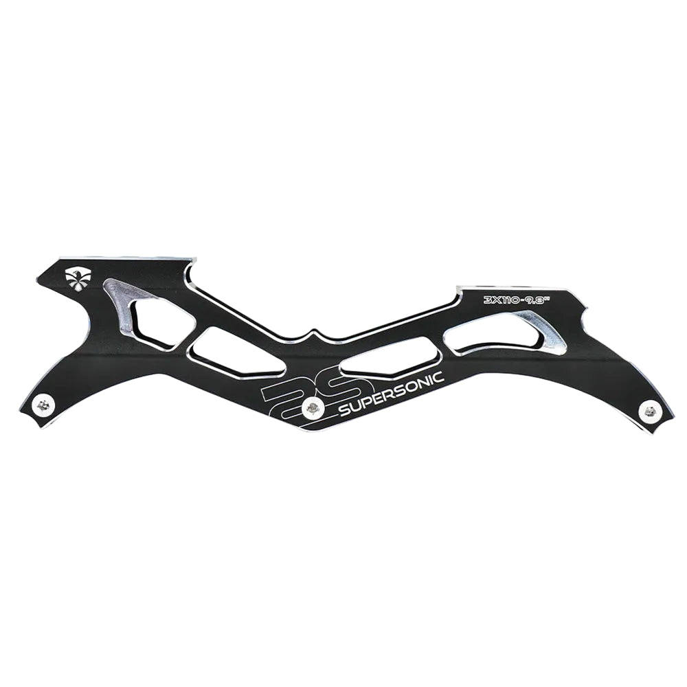 FlyingEagle SUPERSONIC black sturdy inline frame for fast urban trail speed skating
