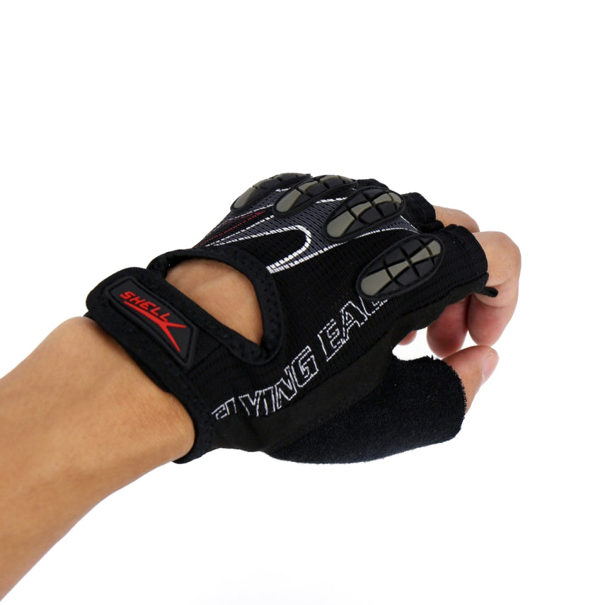 Black FlyingEagle PERFORMANCE sports gloves breathable neoprene thumb anti-abrasion design