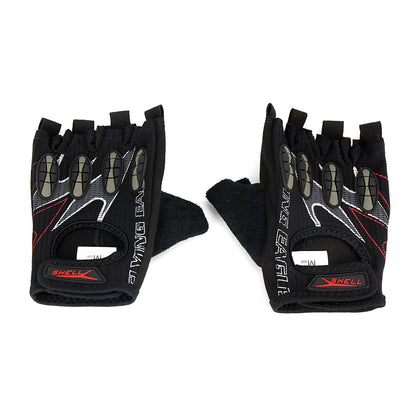 FlyingEagle PERFORMANCE black skating gloves with reinforced knuckle impact protection
