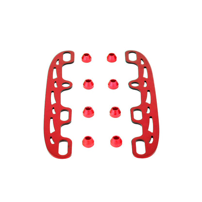 FlyingEagle ICE BLADES red conversion ice blades for regular inline roller skates