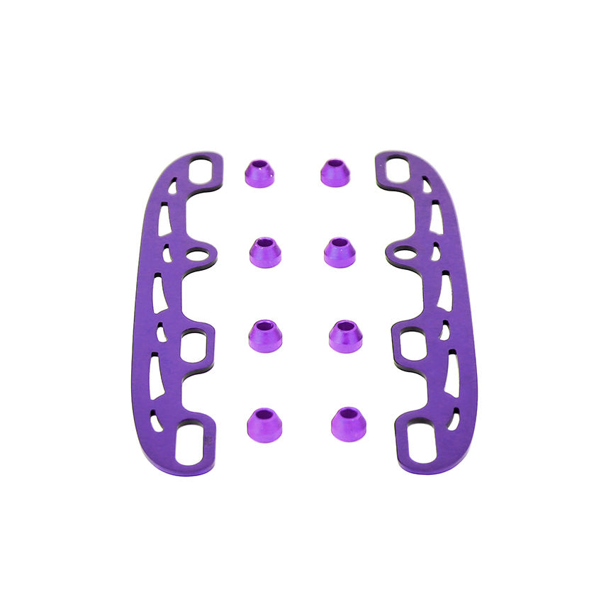 FlyingEagle ICE BLADES purple ice converter blades fit standard 4-wheel inline frames