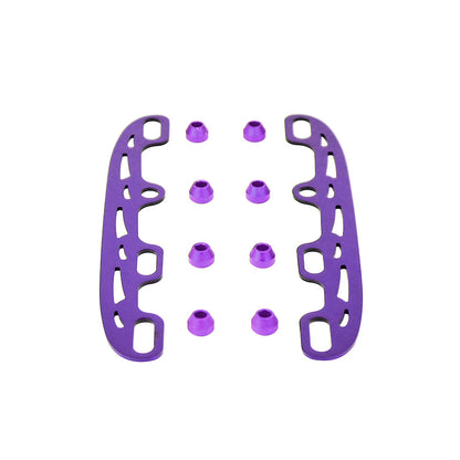 FlyingEagle ICE BLADES purple ice converter blades fit standard 4-wheel inline frames