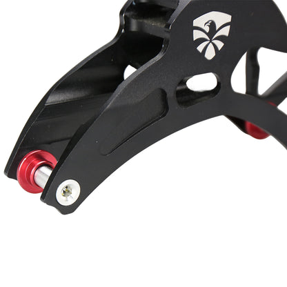 FlyingEagle PHANTOM 7000 aluminum speed skate frame base, universal size 165mm 195mm high-strength alloy mount for kids & adult speed inline skating