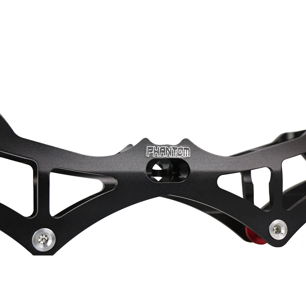 High strength 7000 aluminum speed skate base FlyingEagle PHANTOM frame, dual specs 165mm and 195mm compatible with children and adult speed skates