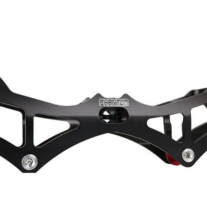 High strength 7000 aluminum speed skate base FlyingEagle PHANTOM frame, dual specs 165mm and 195mm compatible with children and adult speed skates