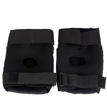 Black FlyingEagle ARMOUR knee pads stable fit non-slip supportive sports knee protectors