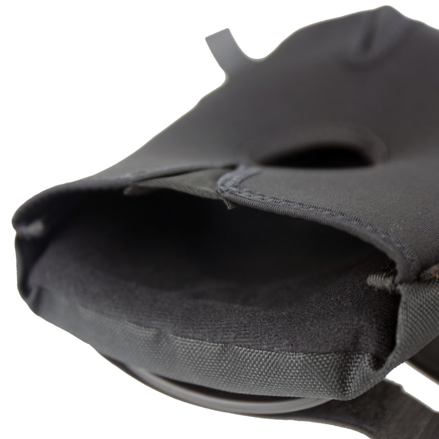 FlyingEagle black sports knee pads perfect elasticity optimal support for daily training