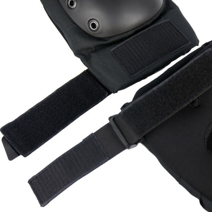 Durable stitched protective knee pads comfy fit no sliding design for roller skating