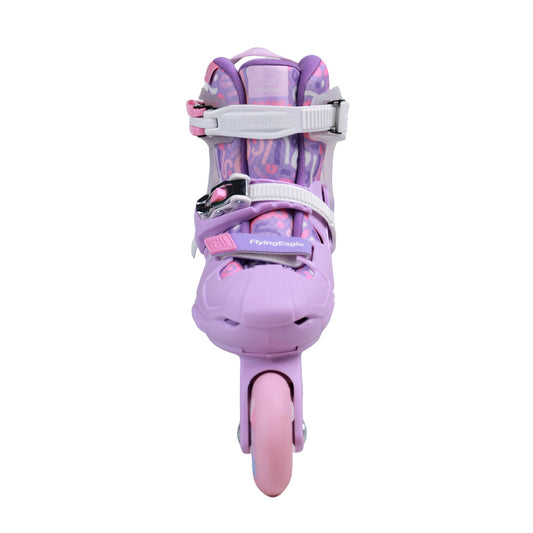 Purple FlyingEagle S3 COSMO 4 wheels kids inline skates EU 27-36 adjustable sizes
