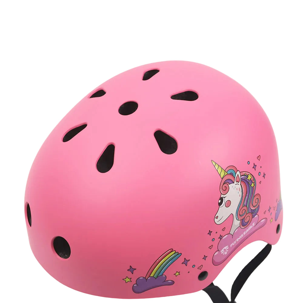 FlyingEagle RIDER JR pink protective helmet for extreme sports