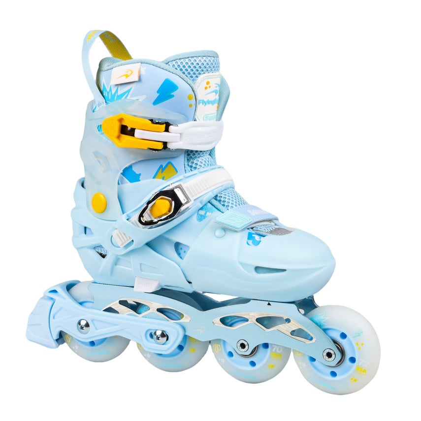 Blue FlyingEagle S7 PRO NIMBUS hard boot 4 wheels adjustable sizes