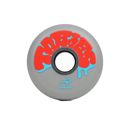 FlyingEagle TAFFIES 84A grey inline wheel, soft formula, smooth and comfortable for long-time indoor skating