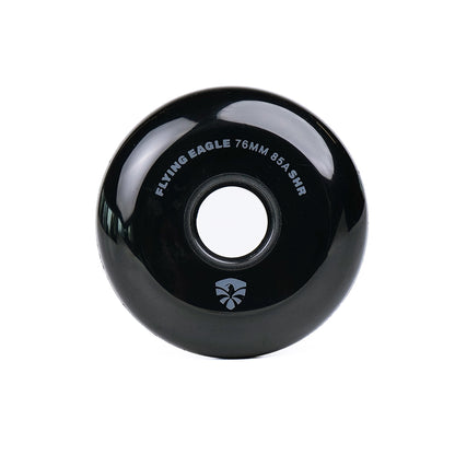 FlyingEagle X7 85A black bullet skate wheel black PU black hub super high rebound freestyle urban skating