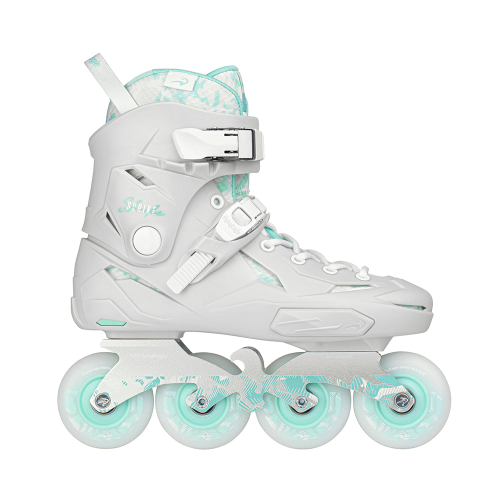 FlyingEagle SHRIKE mint urban inline skate hard-boot shell heel shock absorber stylish dependable ride