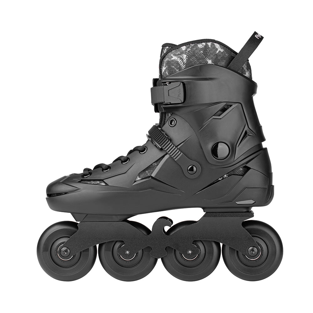 Flying Eagle SHRIKE black adult urban skates balanced hard boot design for flat ground daily fitness practice