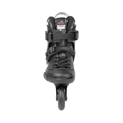 Flying Eagle SHRIKE black 4-wheel inline skates sturdy hard shell stylish reliable ride for beginner to pro urban skaters