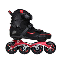 Black with red