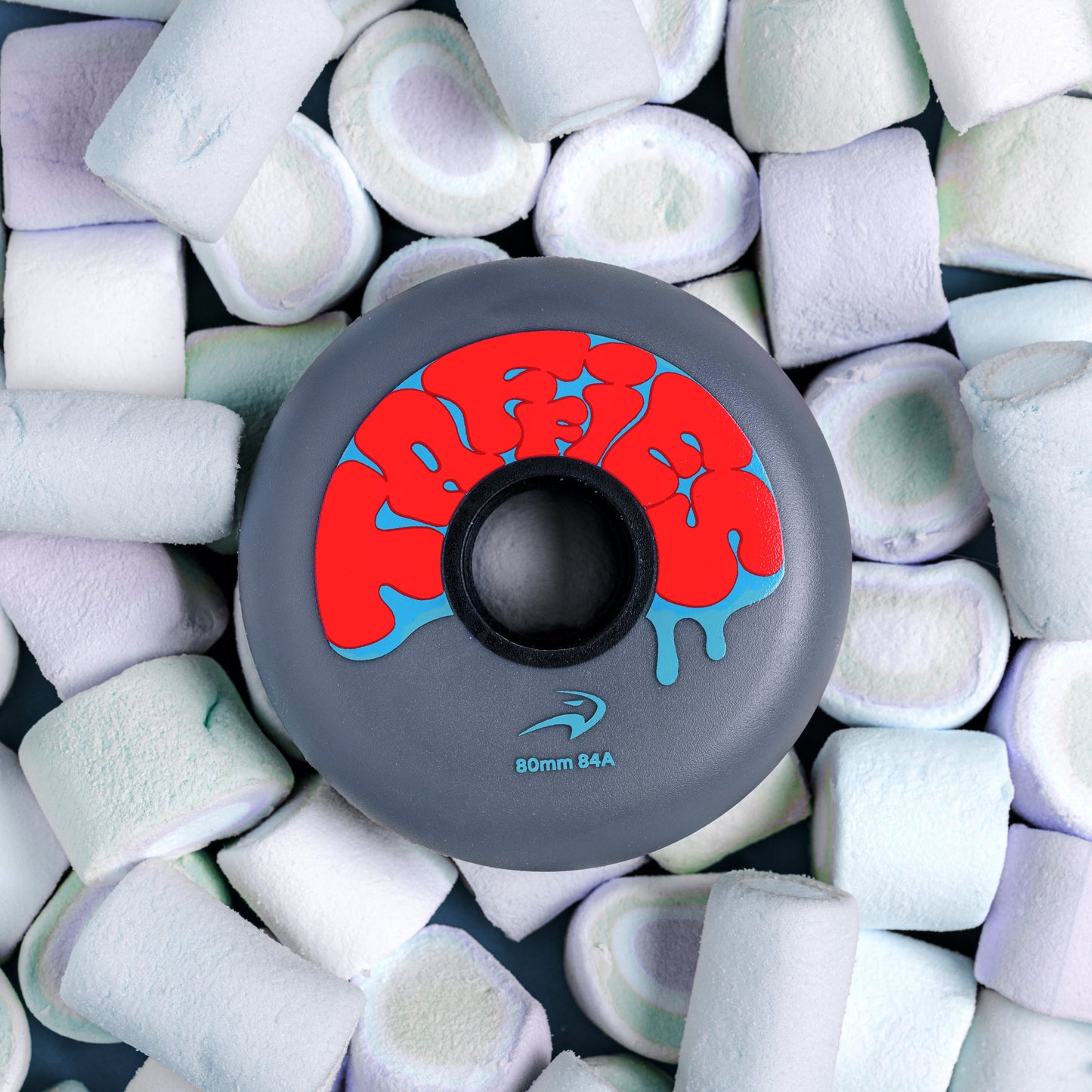Grey FlyingEagle TAFFIES wheel in 72/76/80mm, great grip and lively performance for slalom sports
