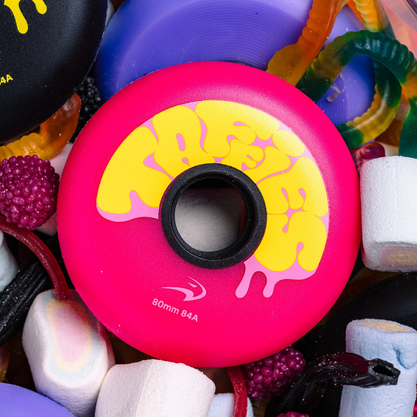 FlyingEagle TAFFIES wheel in pink, multiple sizes 72/76/80mm, delivers lively & stable skating experience