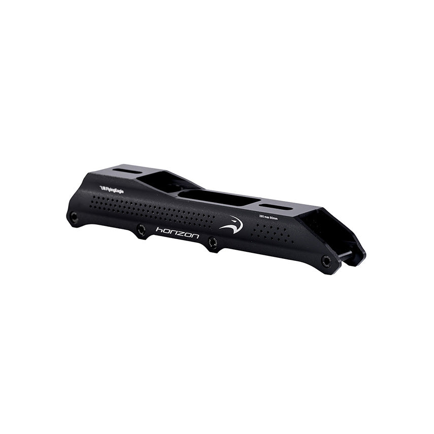 Black HORIZON L80 skate frame, special geometry for excellent balance and precise control