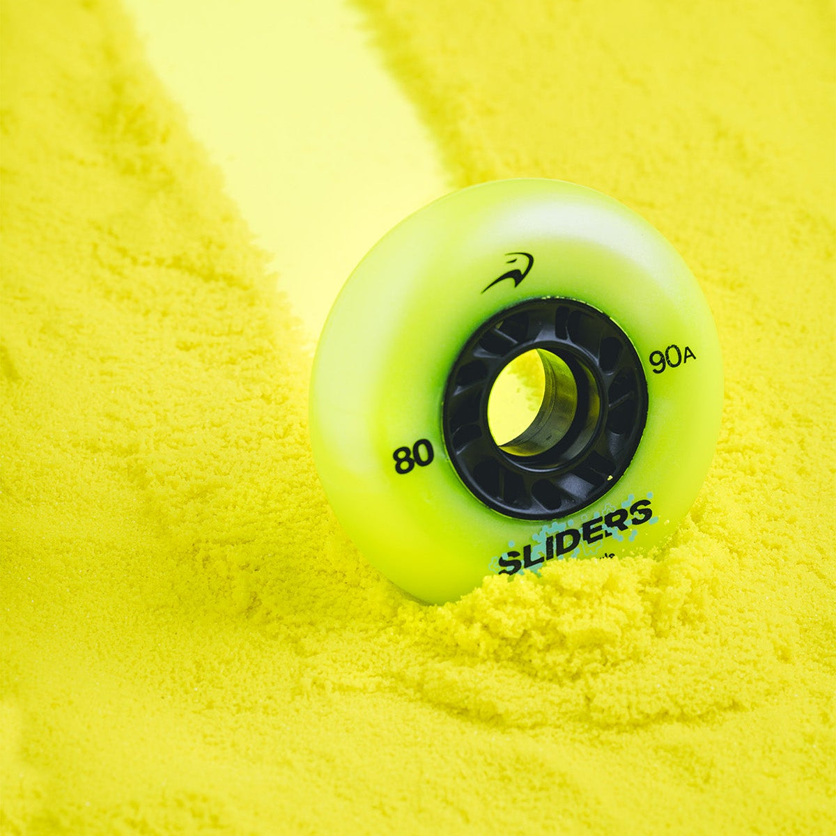 FlyingEagle SLIDERS 90A yellow wheel, reliable grip and slip performance for inline skating sliding moves