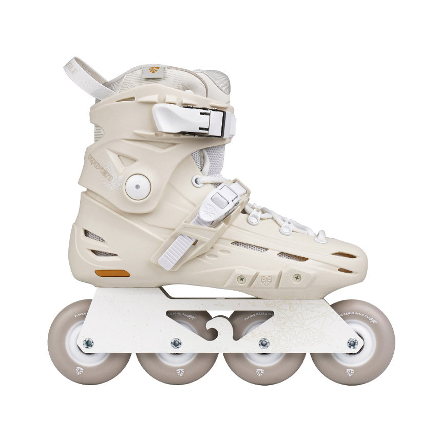 Flying Eagle RAVEN white hard-boot inline skate EU size 36-46