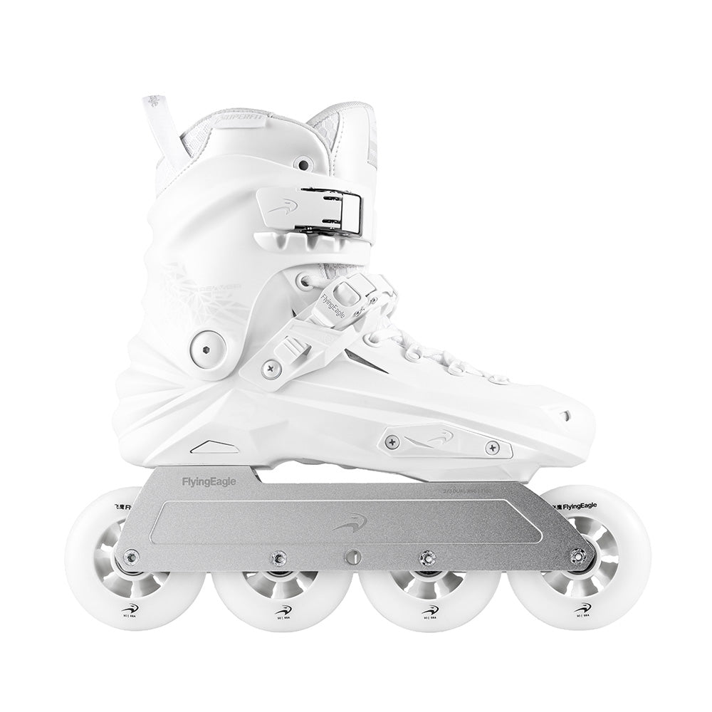 FlyingEagle Reaver Pro X7D8490  white Adult Urban Flatland skates with hard boot