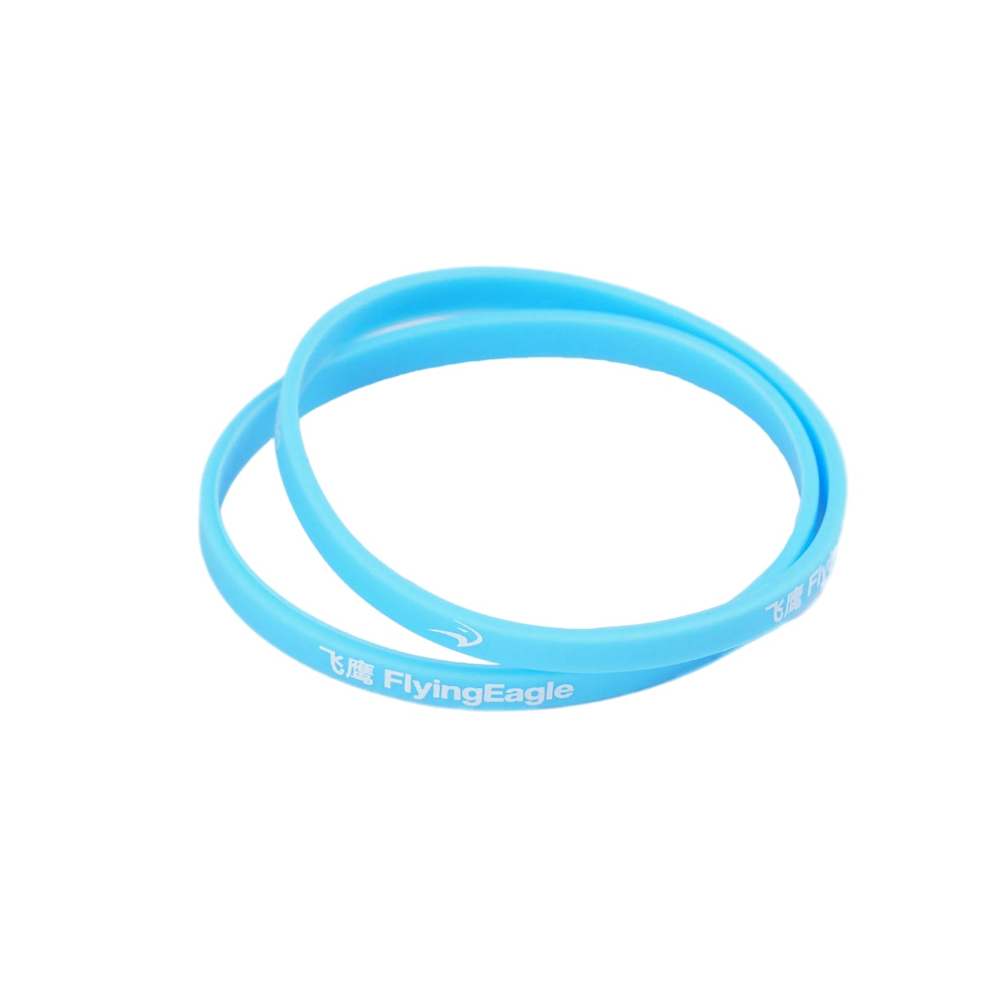 FlyingEagle THIN BRACELET blue elastic silicone  wristband for adult outdoor activity