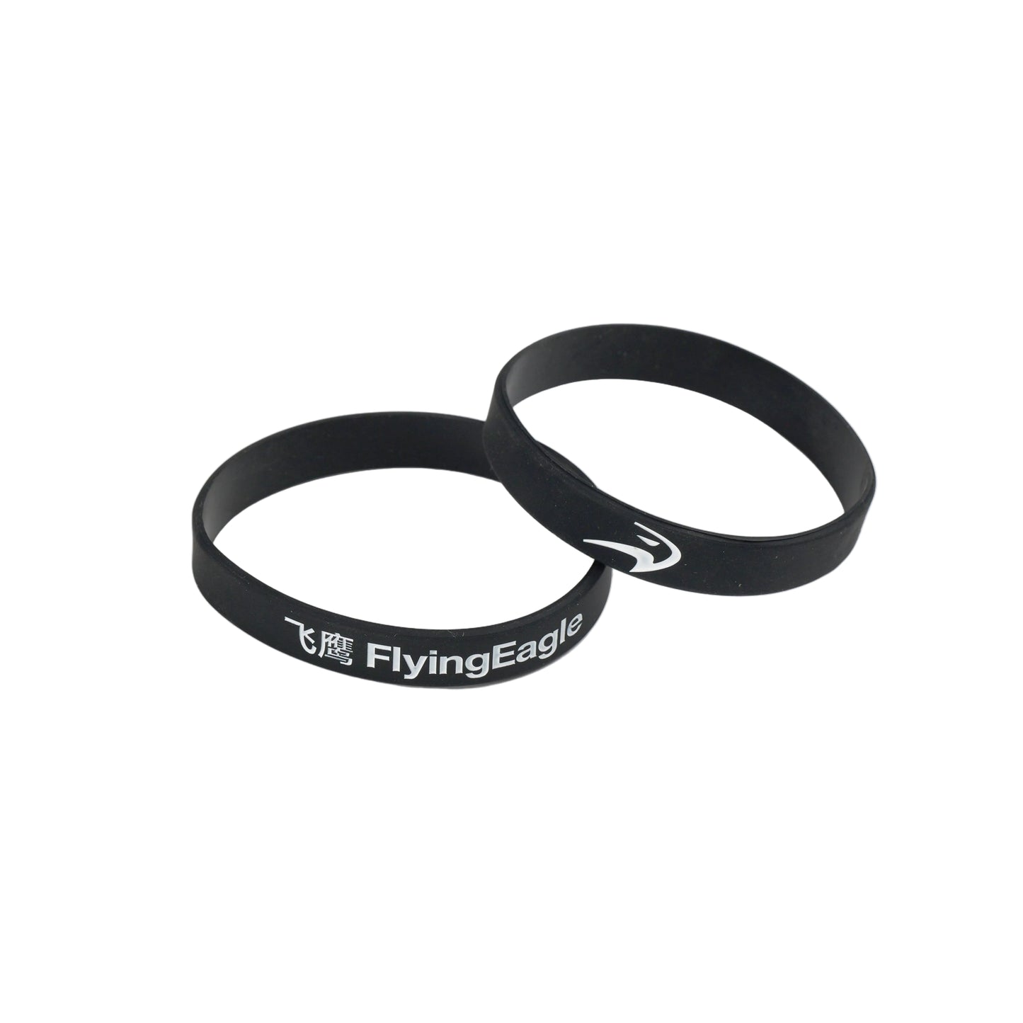 FlyingEagle silicone wristband black soft silicone bracelet for adults