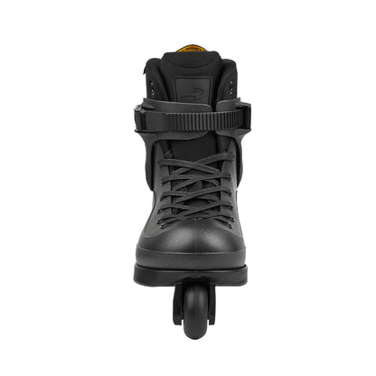 Flying Eagle HERON SF60 PRO Black 4 wheel aggressive inline skates with waxed laces