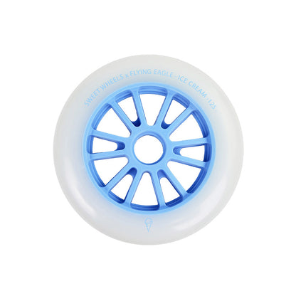 FlyingEagle ICE CREAM 110mm blue premium urethane skate wheel soft grip smooth slide long durability