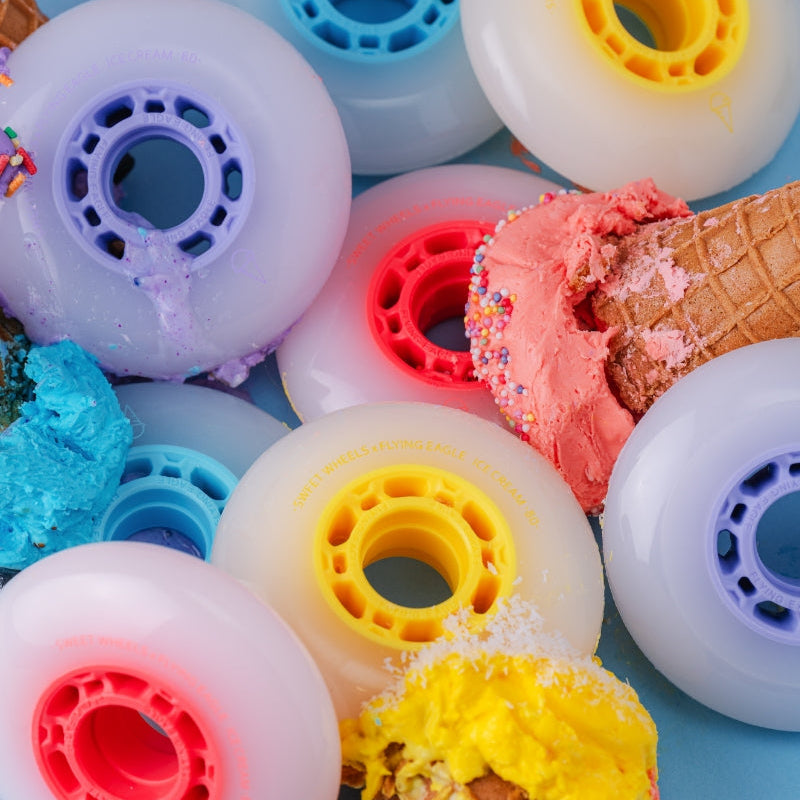 Sweet Wheels ICE CREAM by FlyingEagle balanced grip slide for adult inline skating