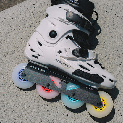 White inline skates with ICE CREAM wheel
