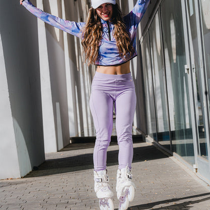 Urban street skating in FlyingEagle REAVER TRI hardboot skates
