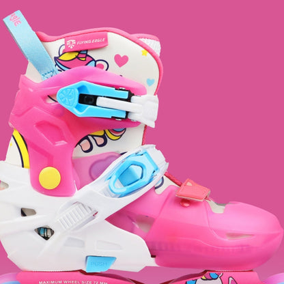 FlyingEagle L6 Lumos inline skates delivering safe, stylish and comfortable experience for young skaters