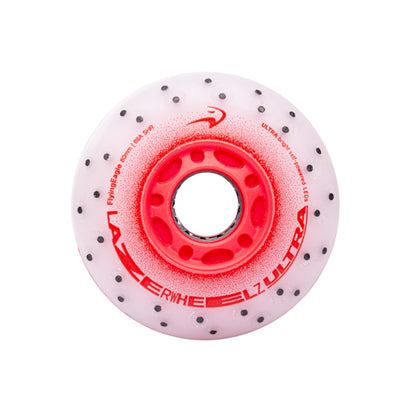 FlyingEagle LAZERWHEELZ ULTRA with SPARK red wheel, 88A hardness, LED light and flying sparks for all-around skating