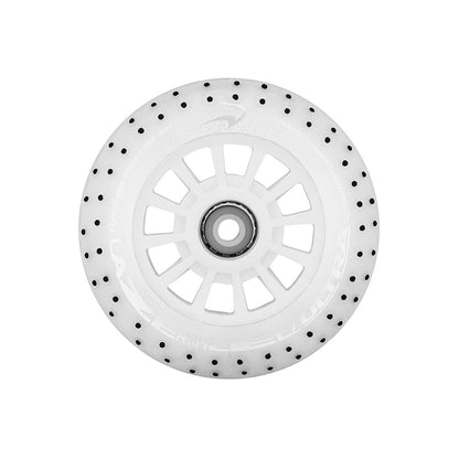 FlyingEagle LAZERWHEELZ ULTRA with SPARK white 110mm 88A LED wheel, spark design for freeskate and street skating
