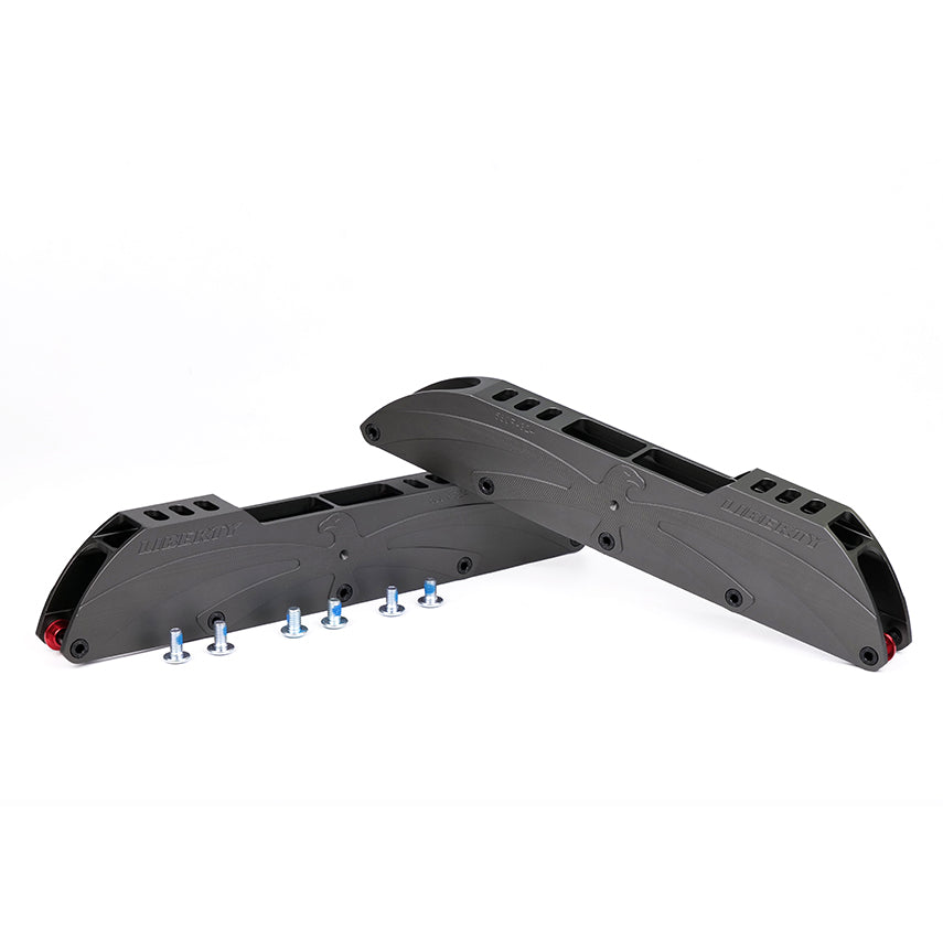 Gray FlyingEagle LIBERTY 580R multi-position mount frame for most urban skating boots