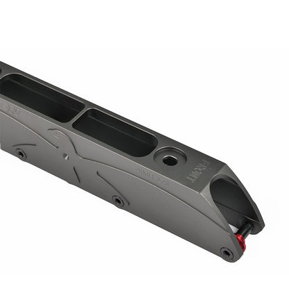 Close-up of FlyingEagle LIBERTY 490R/3100 frame compatible with standard UFS skate boots