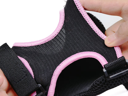 Partial shot showing PVC outer layer fabric texture of FlyingEagle CELLER skate guards