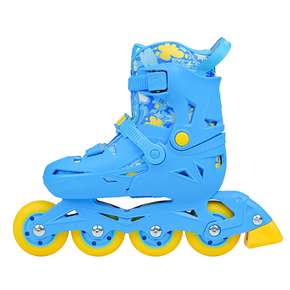 Blue FlyingEagle NACHT kid inline skates durable composite fiber shell