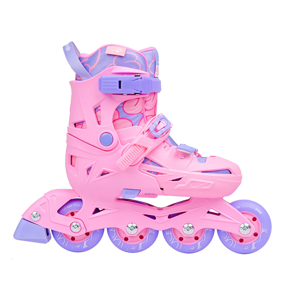 FlyingEagle NACHT kid inline skates with composite fiber unibody shell