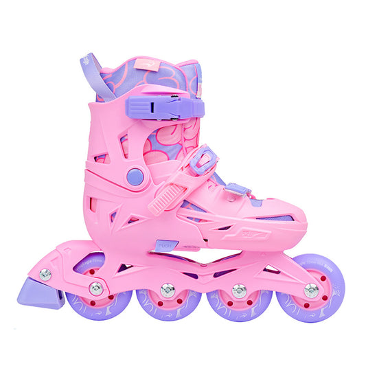 FlyingEagle NACHT kid inline skates with composite fiber unibody shell