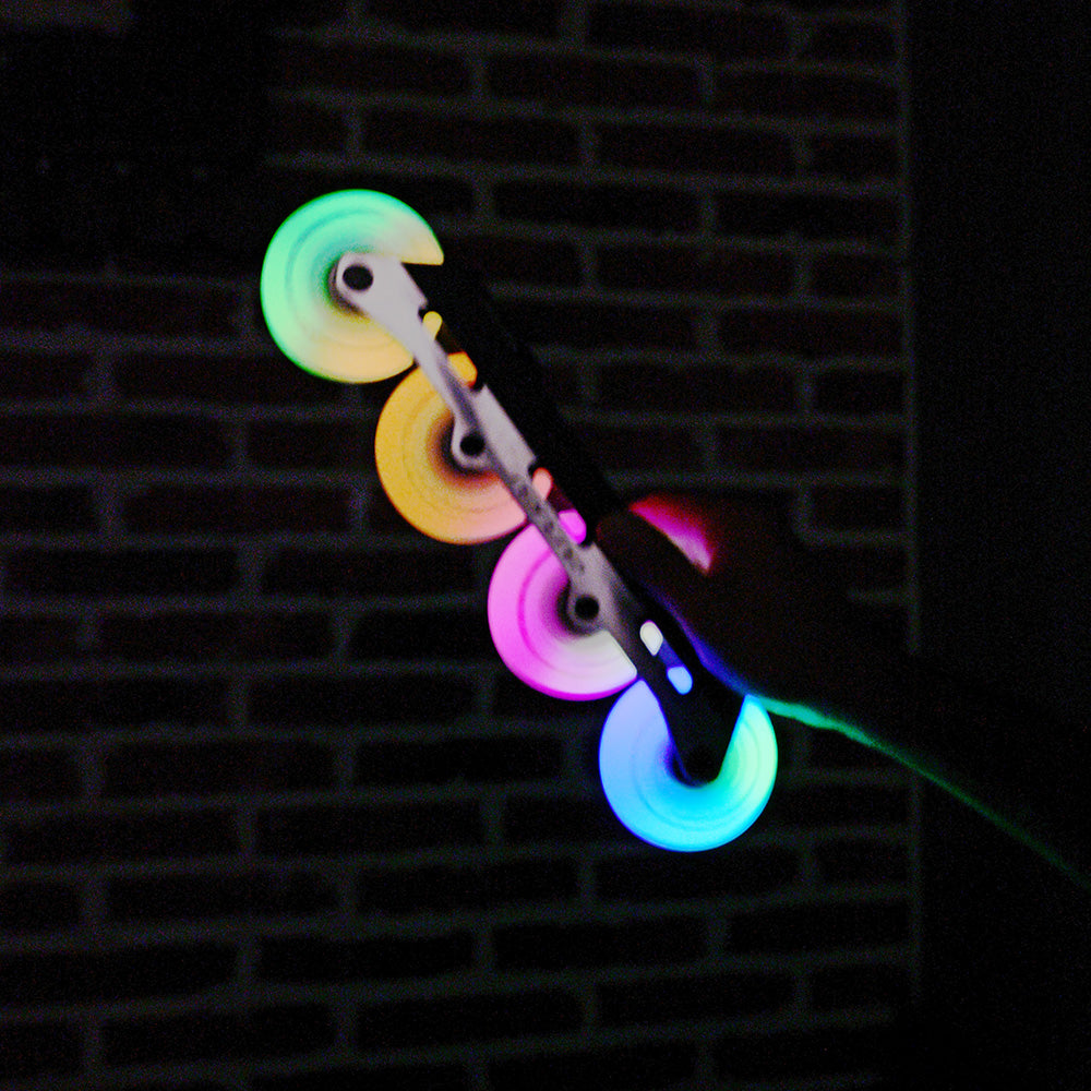 Lazerwheelz Ultra - Wheels with LED for Inline Skating