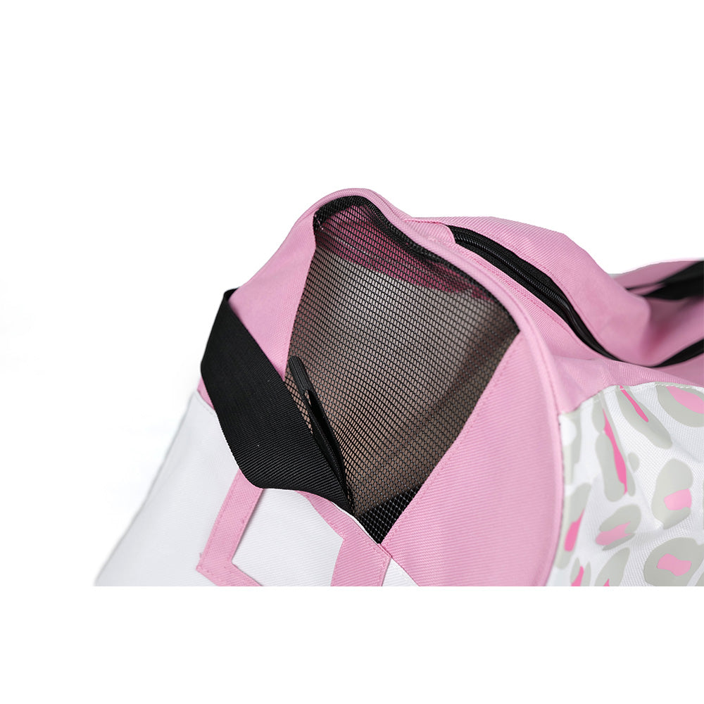 Close-up mesh vent detail of FlyingEagle CARRY BAG durable nylon skate carry bag