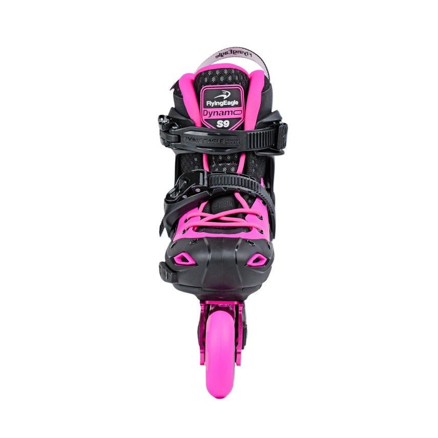 FlyingEagle S9S Dynamo Blue inline skates, CNC frame adjustable sizing for kids