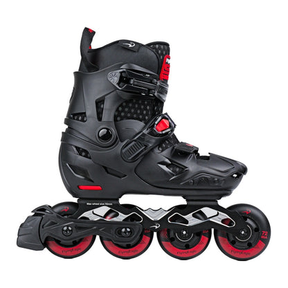 FlyingEagle S7 PRO NIMBUS black kids inline skates, adjustable sizes EU 27 to 41